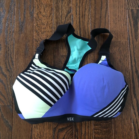 Victoria’s Secret VSX Sport 34D Sports Bra w/Adjustable Straps/Mesh Sides/Wired - Picture 1 of 13